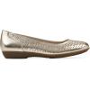 imageCLIFFS BY WHITE MOUNTAIN Womens Cindy Cushioned Ballet FlatPale GoldMetallicSmooth