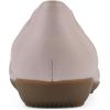 imageCLIFFS BY WHITE MOUNTAIN Womens Cindy Cushioned Ballet FlatPale PinkBurnished Smooth