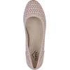 imageCLIFFS BY WHITE MOUNTAIN Womens Cindy Cushioned Ballet FlatPale PinkBurnished Smooth