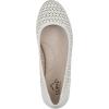 imageCLIFFS BY WHITE MOUNTAIN Womens Cindy Cushioned Ballet FlatWhiteBurnishedSmooth