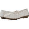 imageCliffs by White Mountain Womens Chelcy Cushioned Mesh Ballet FlatWhiteMeshFabric