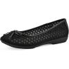 imageCliffs by White Mountain Womens Chelcy Cushioned Mesh Ballet FlatBlackMeshFabric