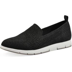 imageCLIFFS BY WHITE MOUNTAIN Womens Garren Knit SlipOn SneakerBlackGlitterKnit
