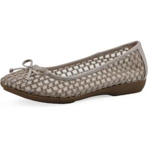 imageCliffs by White Mountain Womens Chelcy Cushioned Mesh Ballet FlatTaupeMeshFabric