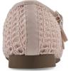 imageCLIFFS BY WHITE MOUNTAIN Womens Besnik Double Strap FlatLt PinkFabric