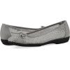 imageCLIFFS BY WHITE MOUNTAIN Womens Carlicia Cushioned Mesh Ballet FlatSilverFabric