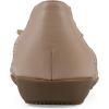 imageCLIFFS BY WHITE MOUNTAIN Womens Carlicia Cushioned Mesh Ballet FlatTaupeFabric