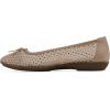 imageCLIFFS BY WHITE MOUNTAIN Womens Carlicia Cushioned Mesh Ballet FlatTaupeFabric