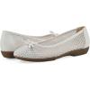 imageCLIFFS BY WHITE MOUNTAIN Womens Carlicia Cushioned Mesh Ballet FlatWhiteFabric
