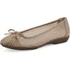 imageCLIFFS BY WHITE MOUNTAIN Womens Carlicia Cushioned Mesh Ballet FlatTaupeFabric
