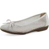 imageCLIFFS BY WHITE MOUNTAIN Womens Carlicia Cushioned Mesh Ballet FlatWhiteFabric