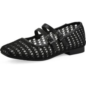 imageCLIFFS BY WHITE MOUNTAIN Womens Besnik Double Strap FlatBlackFabric