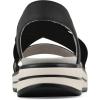 imageCLIFFS BY WHITE MOUNTAIN Womens Hapley Strappy SandalBlackNubuck