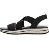 imageCLIFFS BY WHITE MOUNTAIN Womens Hapley Strappy SandalBlackNubuck