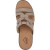 imageCLIFFS BY WHITE MOUNTAIN Womens Tinisha Strappy Cork Wedge SandalTaupeEmbossed