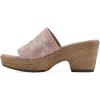 imageCLIFFS BY WHITE MOUNTAIN Womens Biancia Platform Slide SandalLt PinkFabric