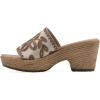 imageCLIFFS BY WHITE MOUNTAIN Womens Biancia Platform Slide SandalNaturalTanFabric