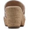 imageCLIFFS BY WHITE MOUNTAIN Womens Biancia Platform Slide SandalNaturalTanFabric