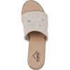 imageCLIFFS BY WHITE MOUNTAIN Womens Biancia Platform Slide SandalNaturalWhiteFabric