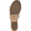 imageCLIFFS BY WHITE MOUNTAIN Womens Biancia Platform Slide SandalNaturalWhiteFabric