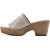 imageCLIFFS BY WHITE MOUNTAIN Womens Biancia Platform Slide SandalWhiteFabric
