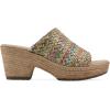 imageCLIFFS BY WHITE MOUNTAIN Womens Biando Platform Raffia Slide SandalMultiRaffia