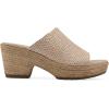 imageCLIFFS BY WHITE MOUNTAIN Womens Biando Platform Raffia Slide SandalNaturalRaffia