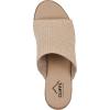 imageCLIFFS BY WHITE MOUNTAIN Womens Biando Platform Raffia Slide SandalNaturalRaffia