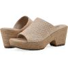 imageCLIFFS BY WHITE MOUNTAIN Womens Biando Platform Raffia Slide SandalNaturalRaffia
