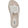 imageCLIFFS BY WHITE MOUNTAIN Womens Chill Floral SandalWhiteFabric