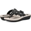 imageCLIFFS BY WHITE MOUNTAIN Womens Content Floral SandalBlackSmooth