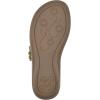 imageCLIFFS BY WHITE MOUNTAIN Womens Content Floral SandalLt GoldMetallicSmooth