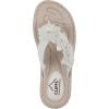 imageCLIFFS BY WHITE MOUNTAIN Womens Content Floral SandalWhiteSmooth