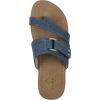 imageCLIFFS BY WHITE MOUNTAIN Womens Fancify Flat SandalBlueDenimFabric