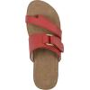 imageCLIFFS BY WHITE MOUNTAIN Womens Fancify Flat SandalRedBurnishedSmooth