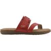imageCLIFFS BY WHITE MOUNTAIN Womens Fancify Flat SandalRedBurnishedSmooth