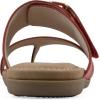 imageCLIFFS BY WHITE MOUNTAIN Womens Fancify Flat SandalRedBurnishedSmooth