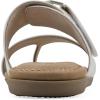 imageCLIFFS BY WHITE MOUNTAIN Womens Fancify Flat SandalWhiteBurnishedSmooth