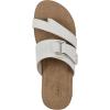 imageCLIFFS BY WHITE MOUNTAIN Womens Fancify Flat SandalWhiteBurnishedSmooth