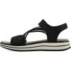 imageCLIFFS BY WHITE MOUNTAIN Womens Hapford Strappy SandalBlackNubuck