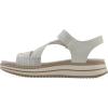 imageCLIFFS BY WHITE MOUNTAIN Womens Hapford Strappy SandalWhiteNubuck