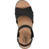 imageCLIFFS BY WHITE MOUNTAIN Womens Tinna Cork Wedge SandalBlackNubuck