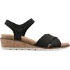 imageCLIFFS BY WHITE MOUNTAIN Womens Tinna Cork Wedge SandalBlackNubuck