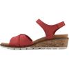 imageCLIFFS BY WHITE MOUNTAIN Womens Tinna Cork Wedge SandalRedNubuck