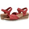 imageCLIFFS BY WHITE MOUNTAIN Womens Tinna Cork Wedge SandalRedNubuck