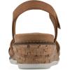 imageCLIFFS BY WHITE MOUNTAIN Womens Tinna Cork Wedge SandalTanNubuck