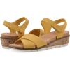 imageCLIFFS BY WHITE MOUNTAIN Womens Tinna Cork Wedge SandalYellowNubuck