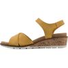 imageCLIFFS BY WHITE MOUNTAIN Womens Tinna Cork Wedge SandalYellowNubuck