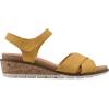 imageCLIFFS BY WHITE MOUNTAIN Womens Tinna Cork Wedge SandalYellowNubuck