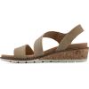imageCLIFFS BY WHITE MOUNTAIN Womens Tinnley Cork Wedge SandalNaturalNubuck